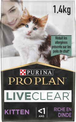 PRO PLAN Liveclear Kitten à la dinde pour chaton
