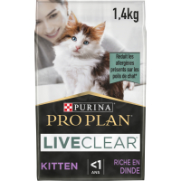 PRO PLAN Liveclear Kitten à la dinde pour chaton