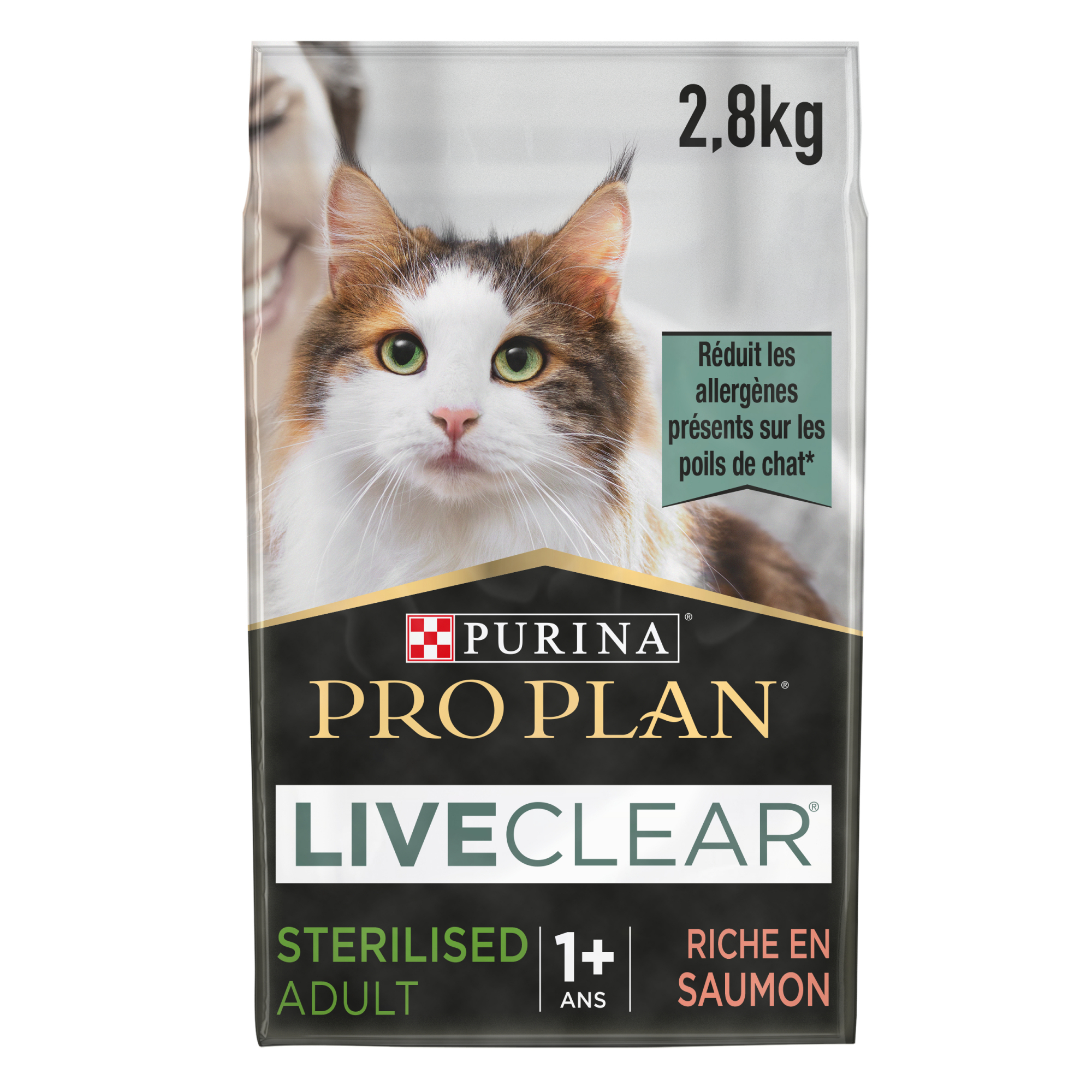 PRO PLAN Liveclear Sterilised Adult 1+ Salmón para gatos