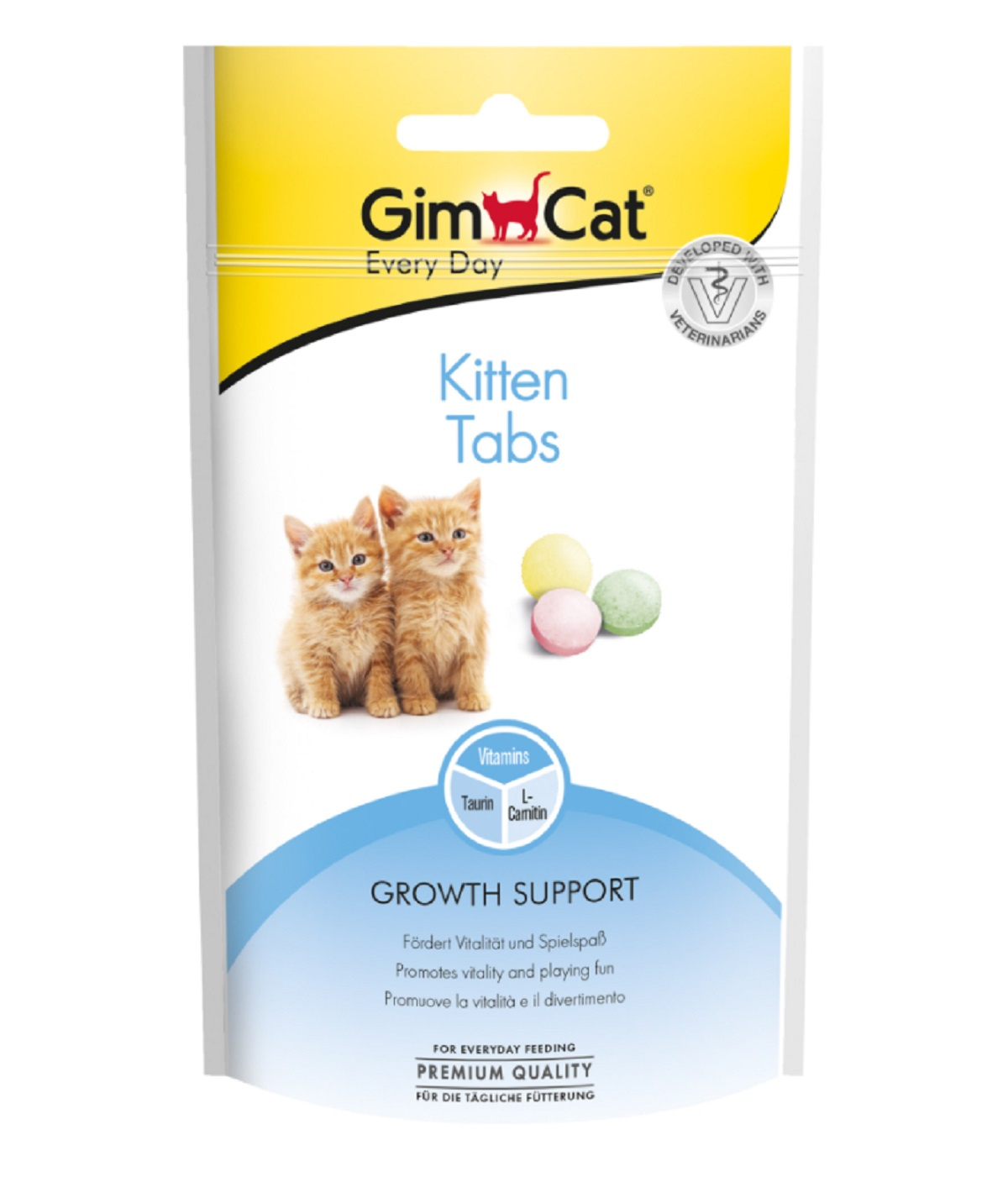GIMCAT Kitten Tabs Voedingssupplementen voor kittens