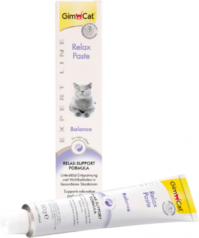 GIMCAT Relax Pasta antiestrés para gatos con ansiedad