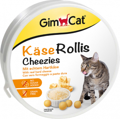 GIMCAT Kase-rollis scatolette di Rotoli di formaggio per gatto