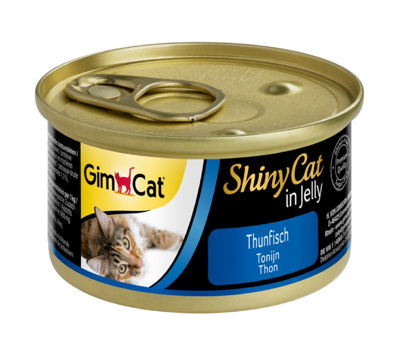 GIMCAT ShinyCat Thunfisch alimento húmido de atum para gatos