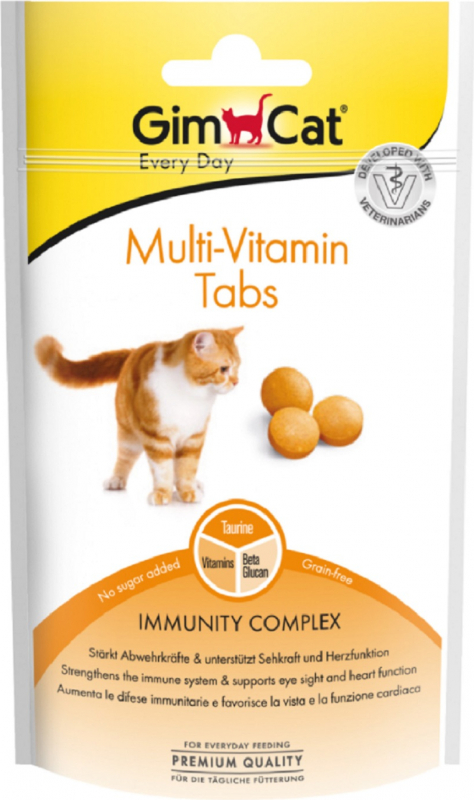 GIMCAT Multi-Vitamin Tabs Friandises multi-vitaminées pour chat