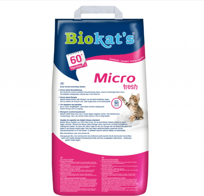 Biokat's Micro Fresh Litière pour chat