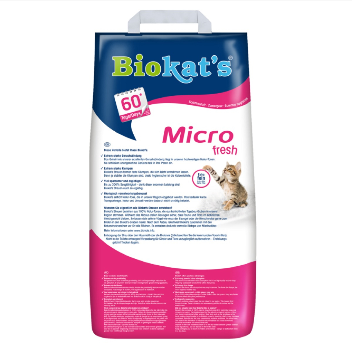 Biokat's Micro Fresh Areia para gatos