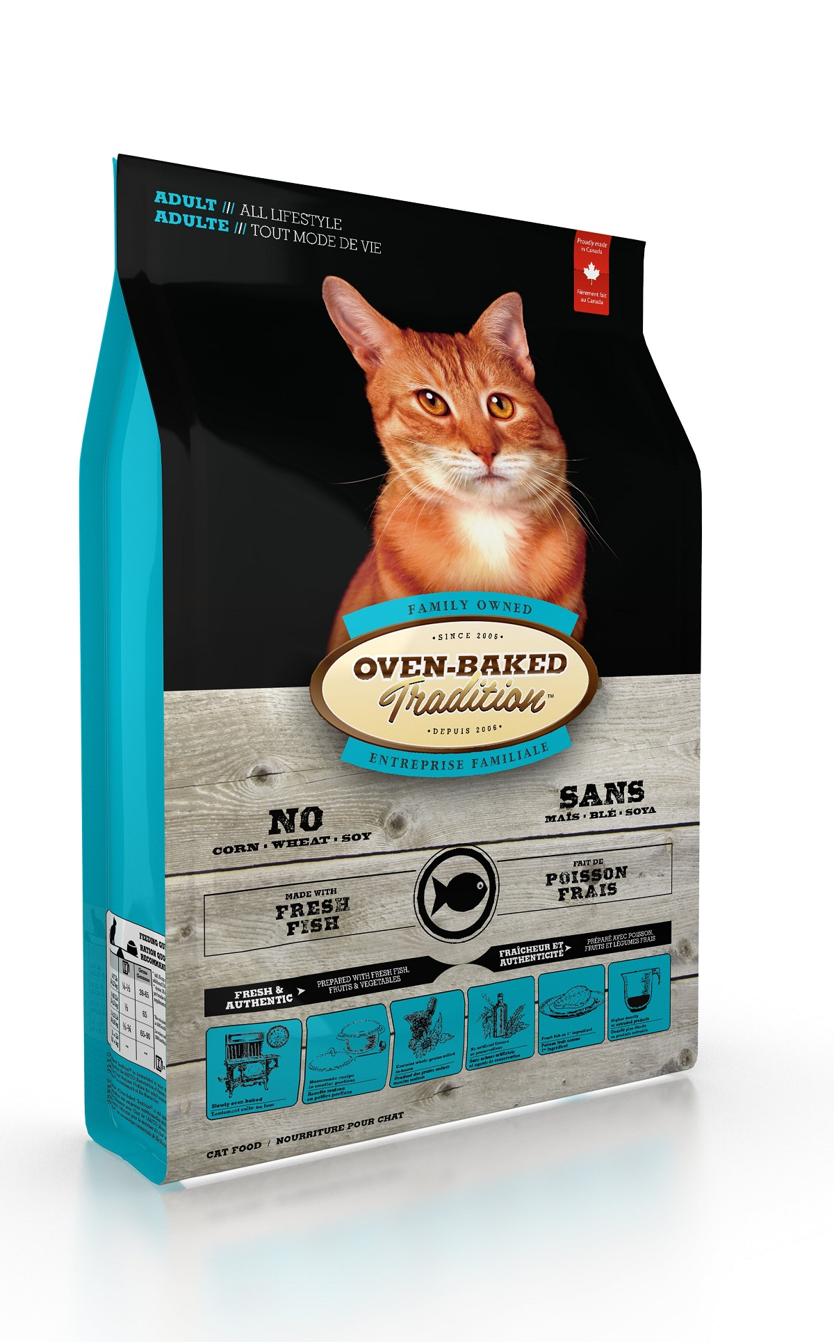 OVEN-BAKED TRADITION au poisson pour chat adulte