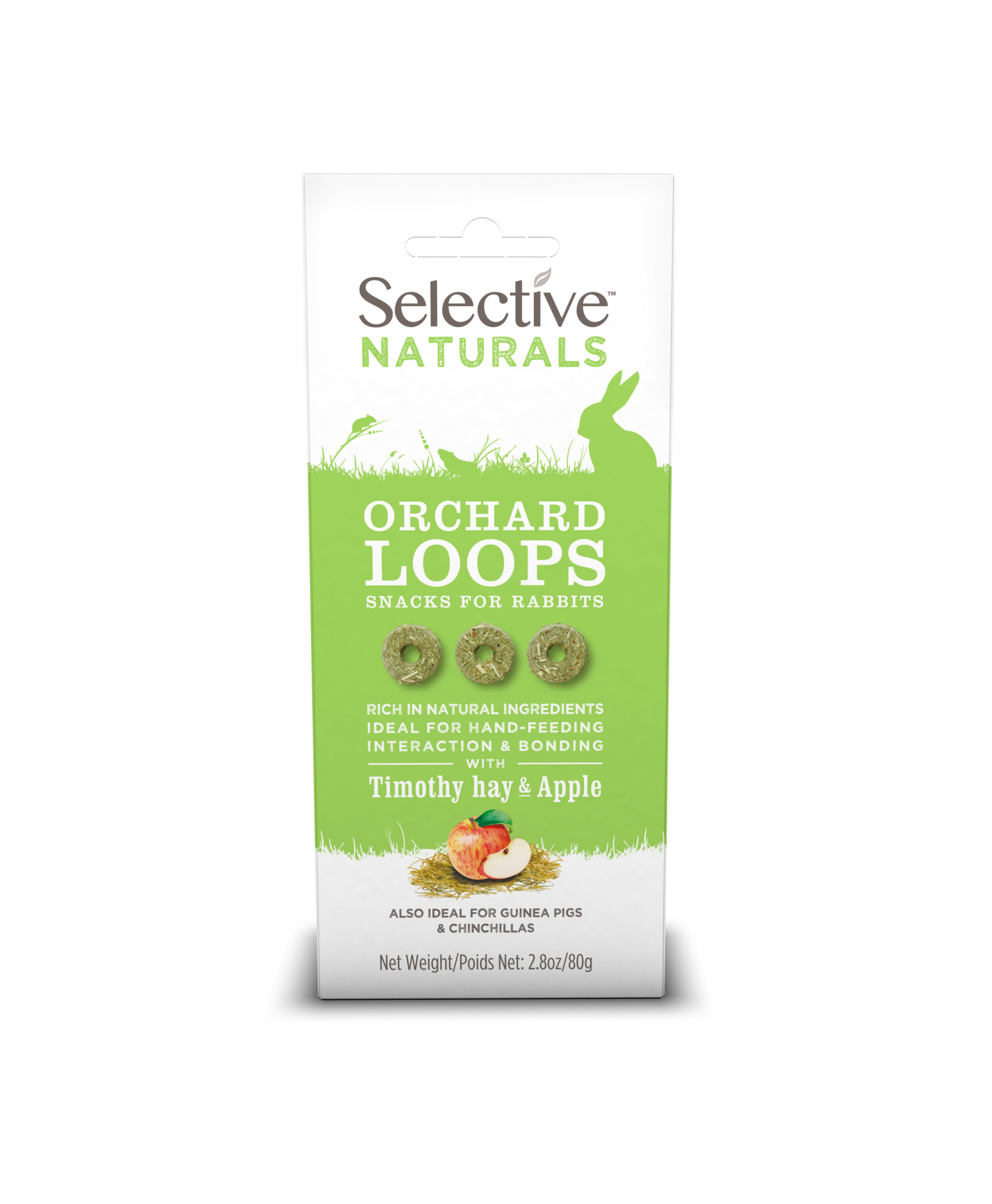 Supreme Science Selective Orchard Loops Timothy und Apple Kaninchen, Meerschweinchen, Chinchillas und Degus