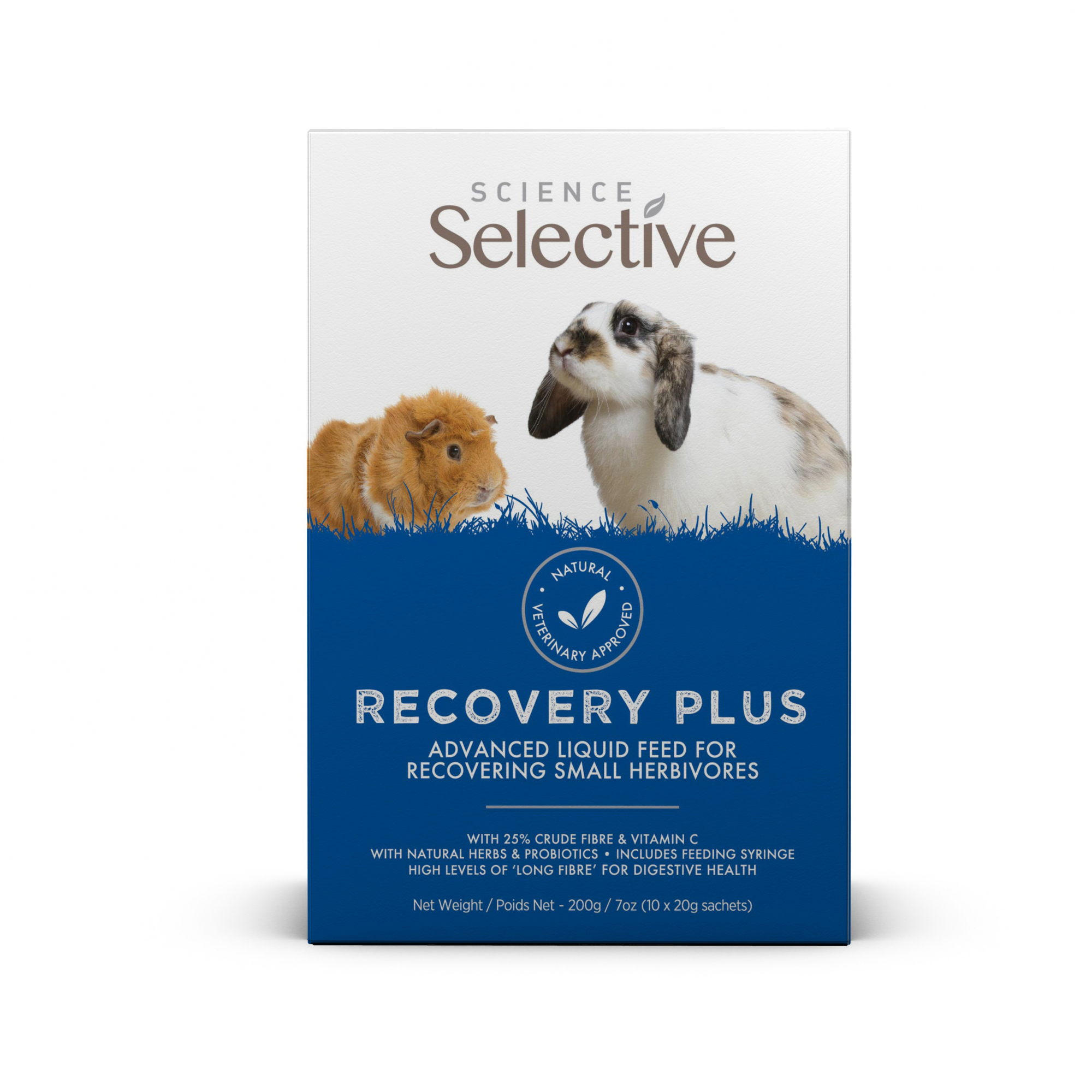 Suprême Science Selective Vetcare Recovery Plus Sachet aliment de gavage lapin, cobayes, chinchillas, octodons 