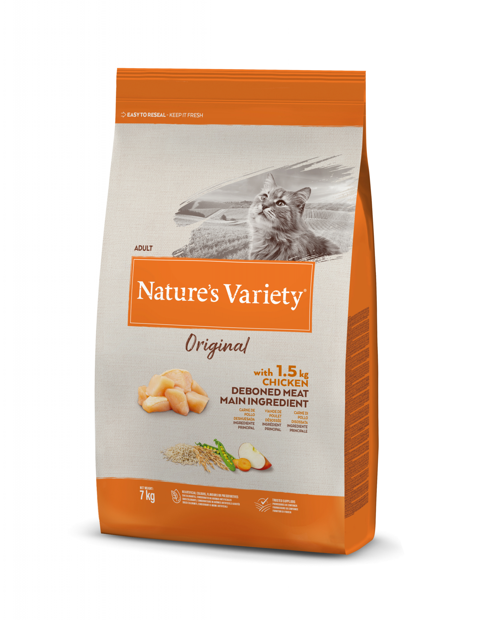 NATURE'S VARIETY Original Adult mit knochenfreien Huhn für Katzen