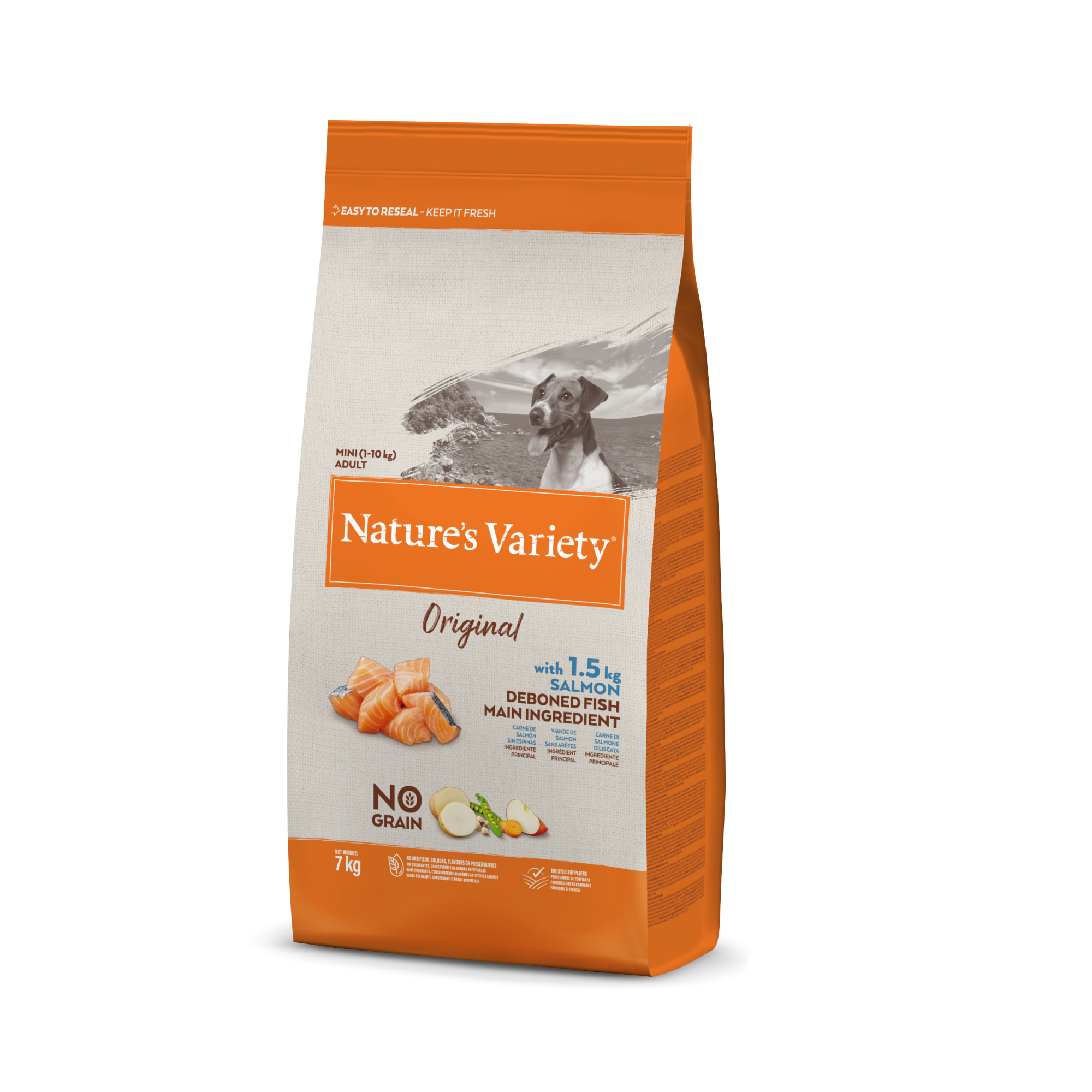 NATURE'S VARIETY Original Adult Mini Cani con Salmone senza cereali per cani di piccola taglia