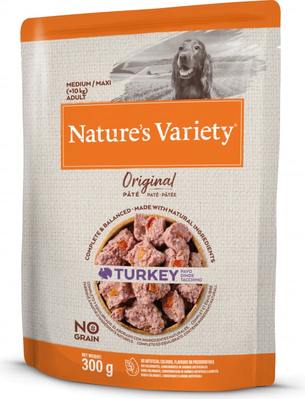 NATURE'S VARIETY Original pâtée pour chien adulte sans céréales - Plusieurs saveurs