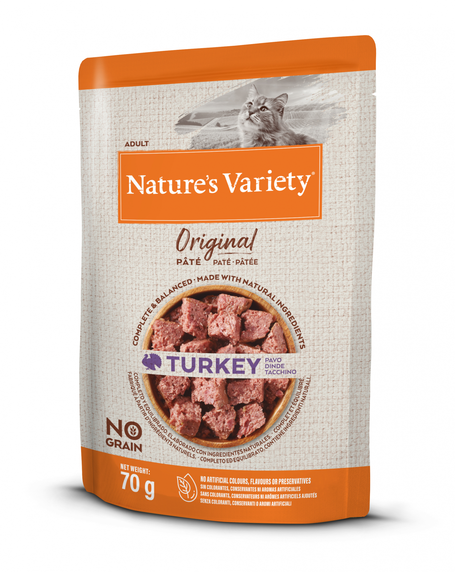 NATURE'S VARIETY Original alimento húmido sem cereais para gato adulto - diferentes sabores