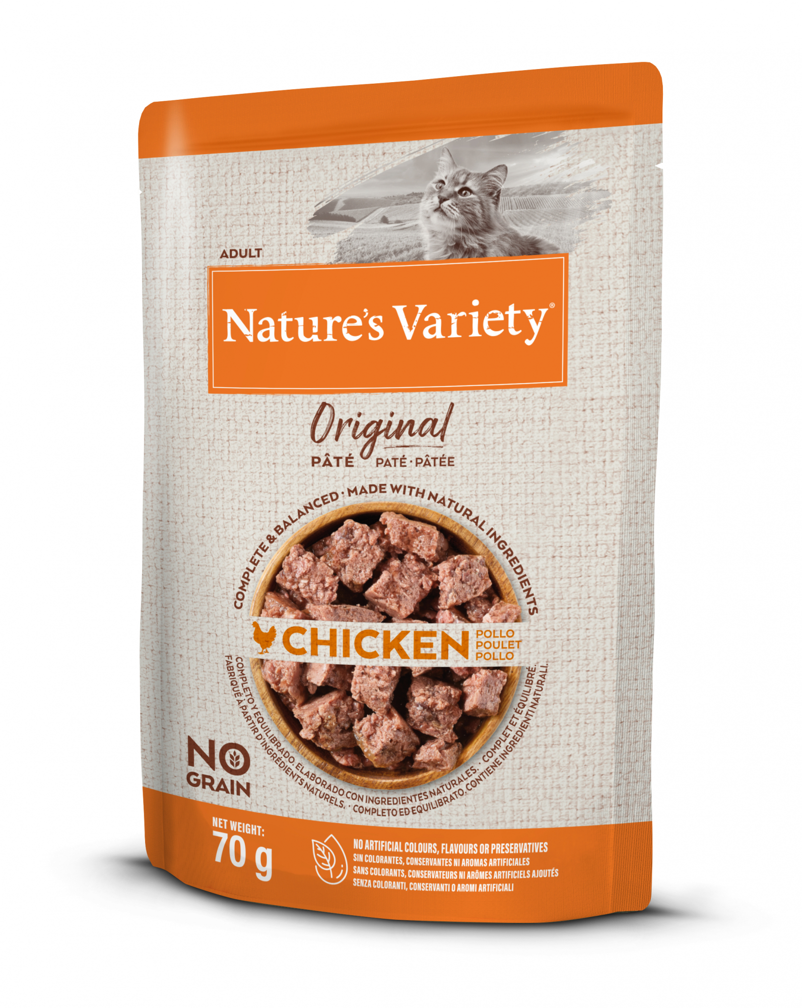 NATURE'S VARIETY Original patè per gatti adulti senza cereali - diversi sapori