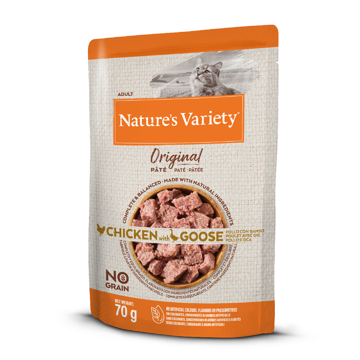 NATURE'S VARIETY Original patè per gatti adulti senza cereali - diversi sapori