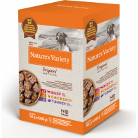 NATURE'S VARIETY Original Multipack de comida húmeda sin cereales para perros de raza pequeña