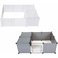 Parque modular para roedores con paneles transparentes Zolia Willy - Set completo