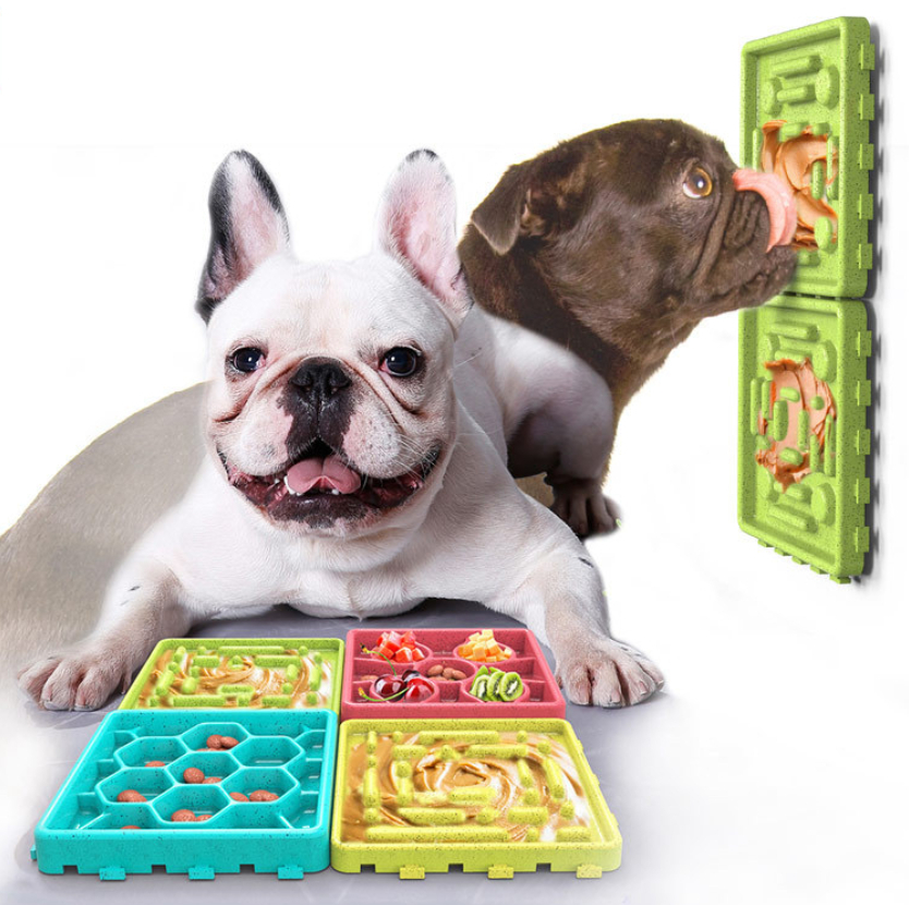 Schleckmatte und Anti-Schling Puzzle für Hunde