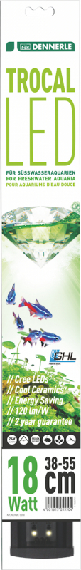 Dennerle Trocal LED plusieurs tailles disponibles - aquariums de 38 à 175 cm