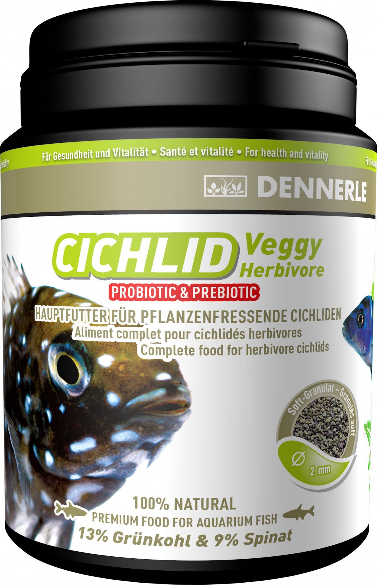 Dennerle Cichlid Veggy Alimento para cíclidos herbívoros