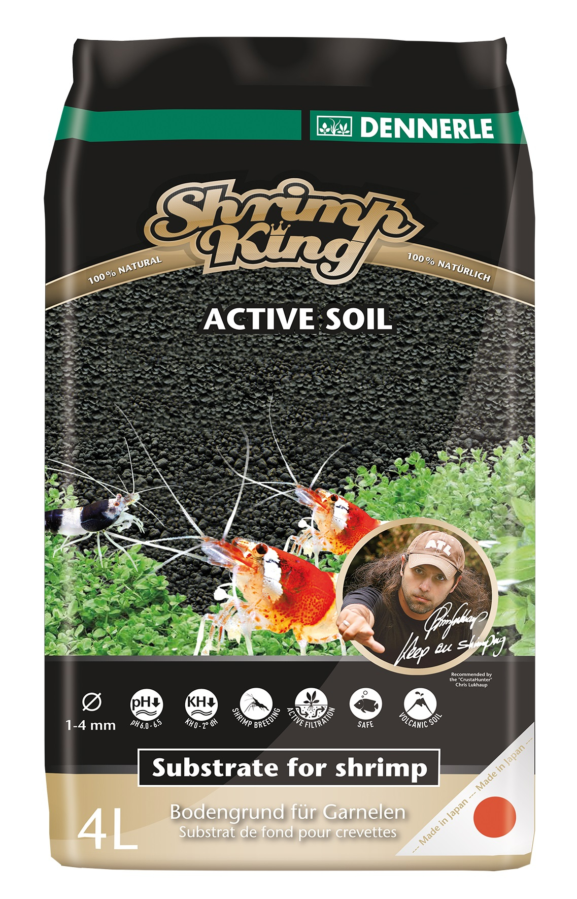 Dennerle ShrimpKing Active Soil, Substrato inferiore attivo