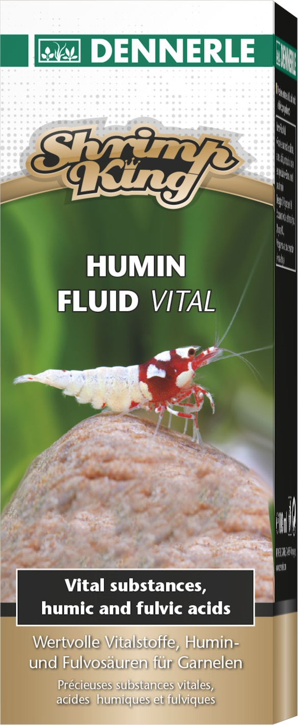 Dennerle ShrimpKing Humin FluidVital, Sustancias vitales para las camarones