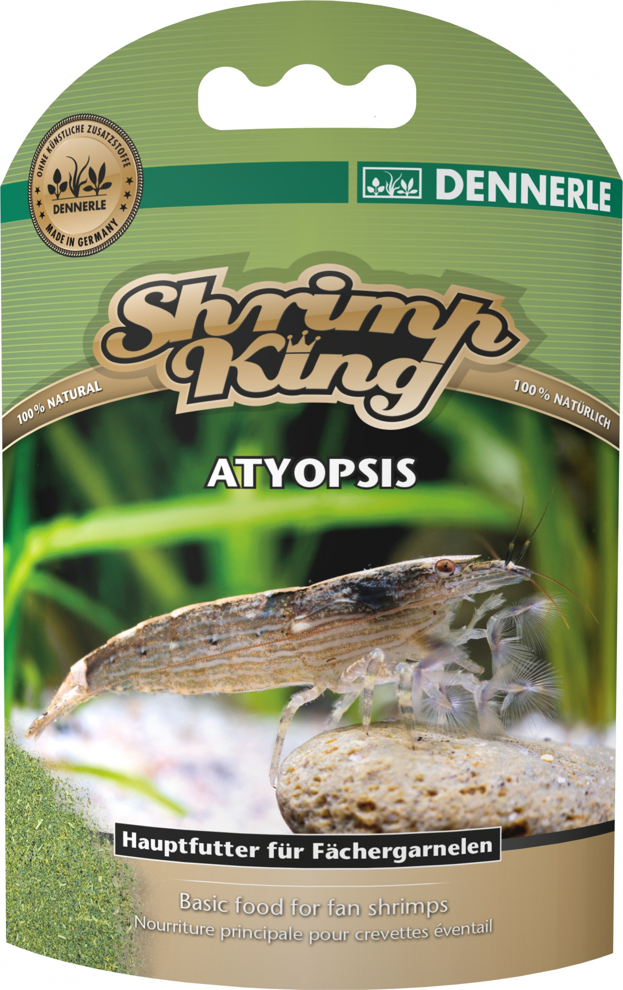 Dennerle Shrimp King Atyopsis, Futter für Fächergarnelen