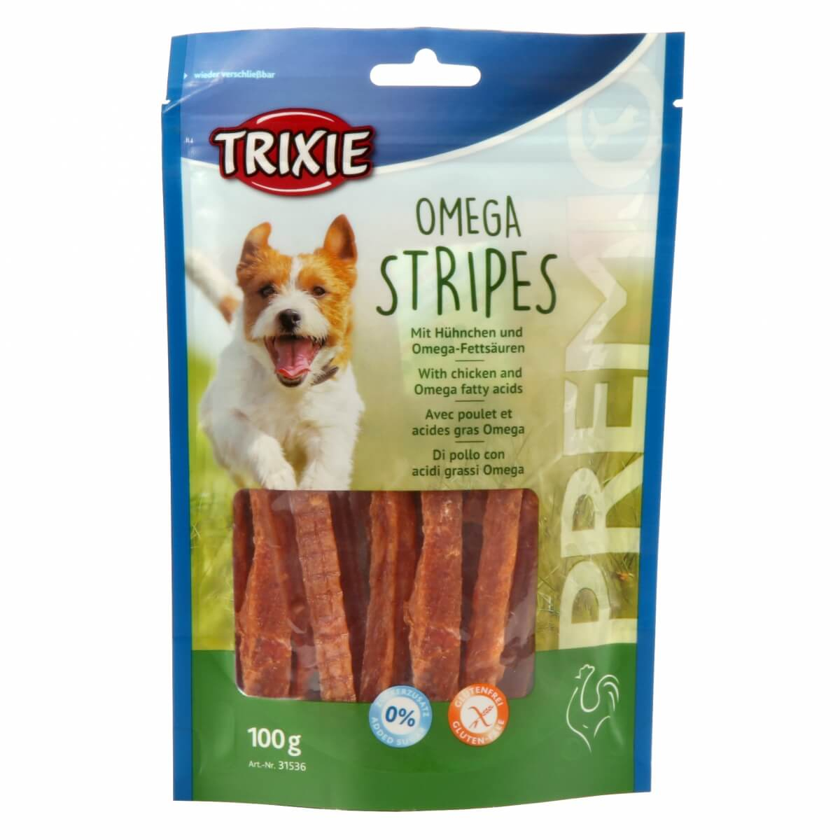 Premios para perros Omega Stripes