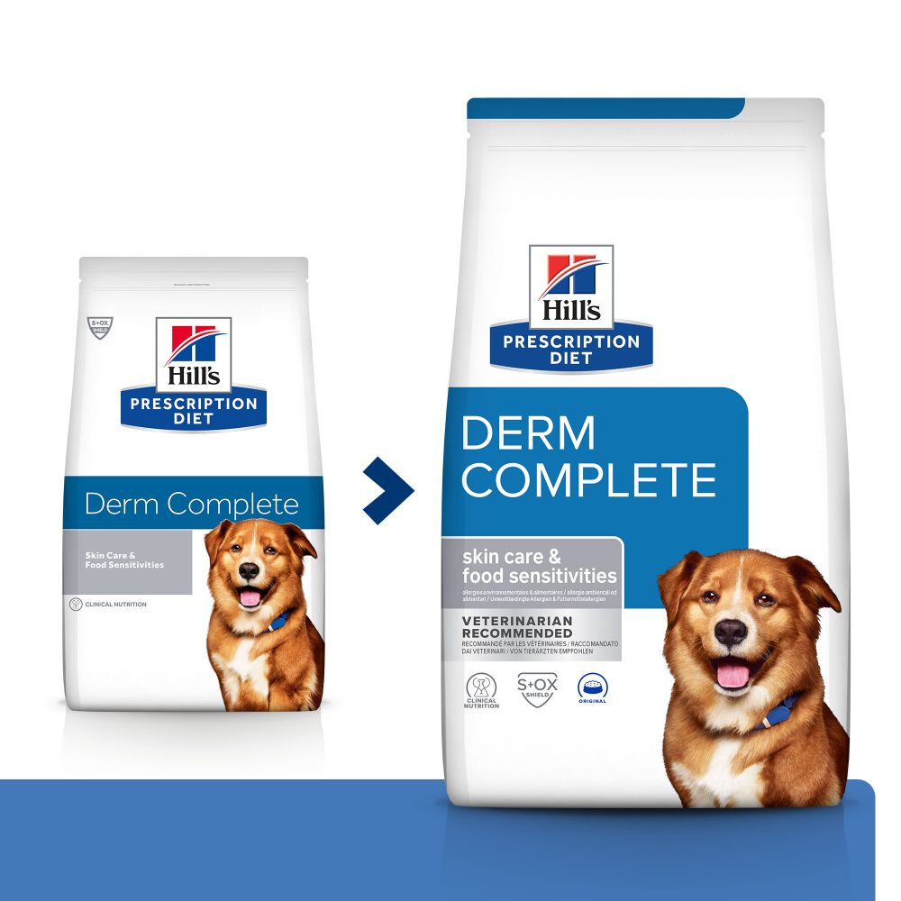 HILL'S Prescription Diet Canine Derm Complete pour chien