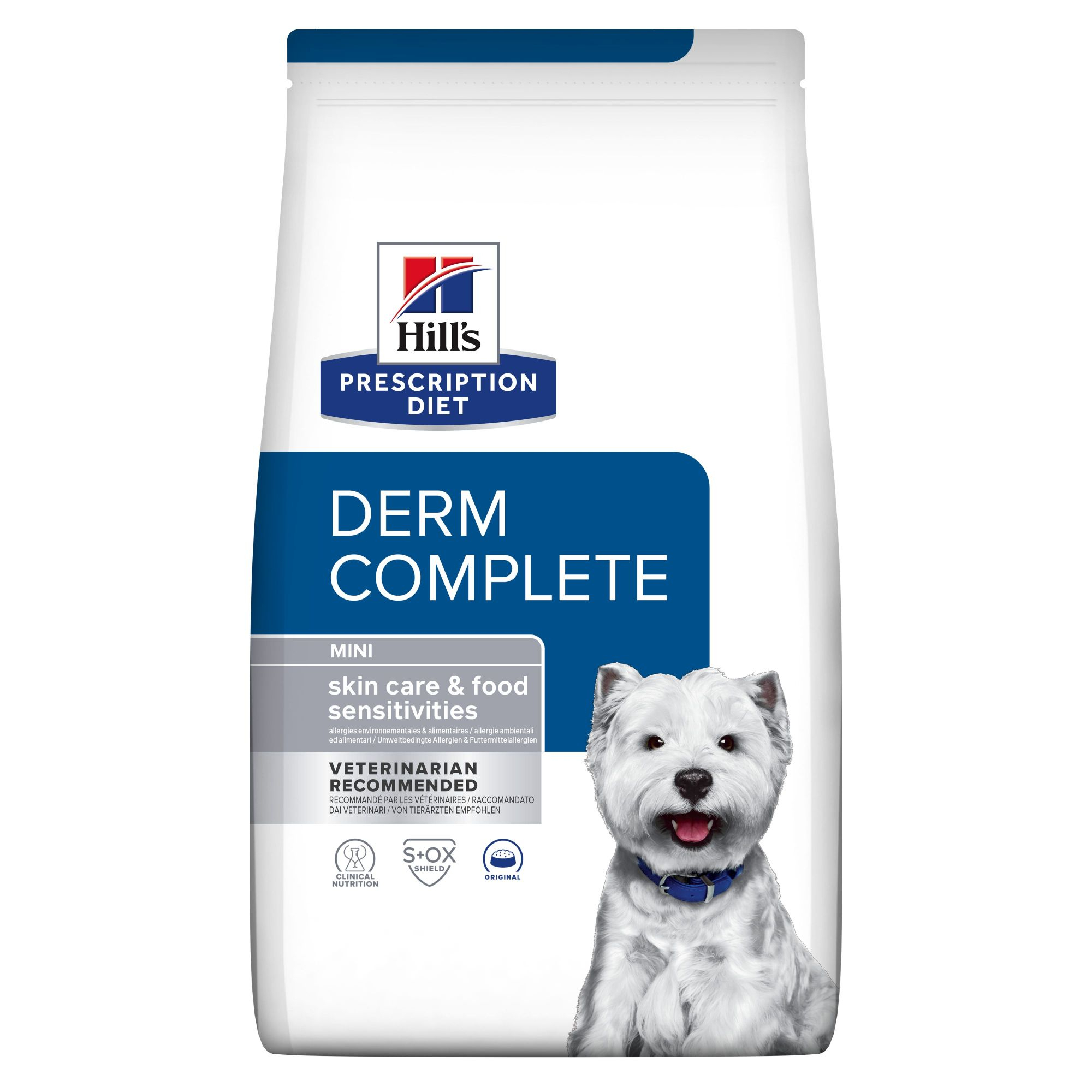 HILL'S Prescription Diet Canine Derm Complete Mini pour petit chien