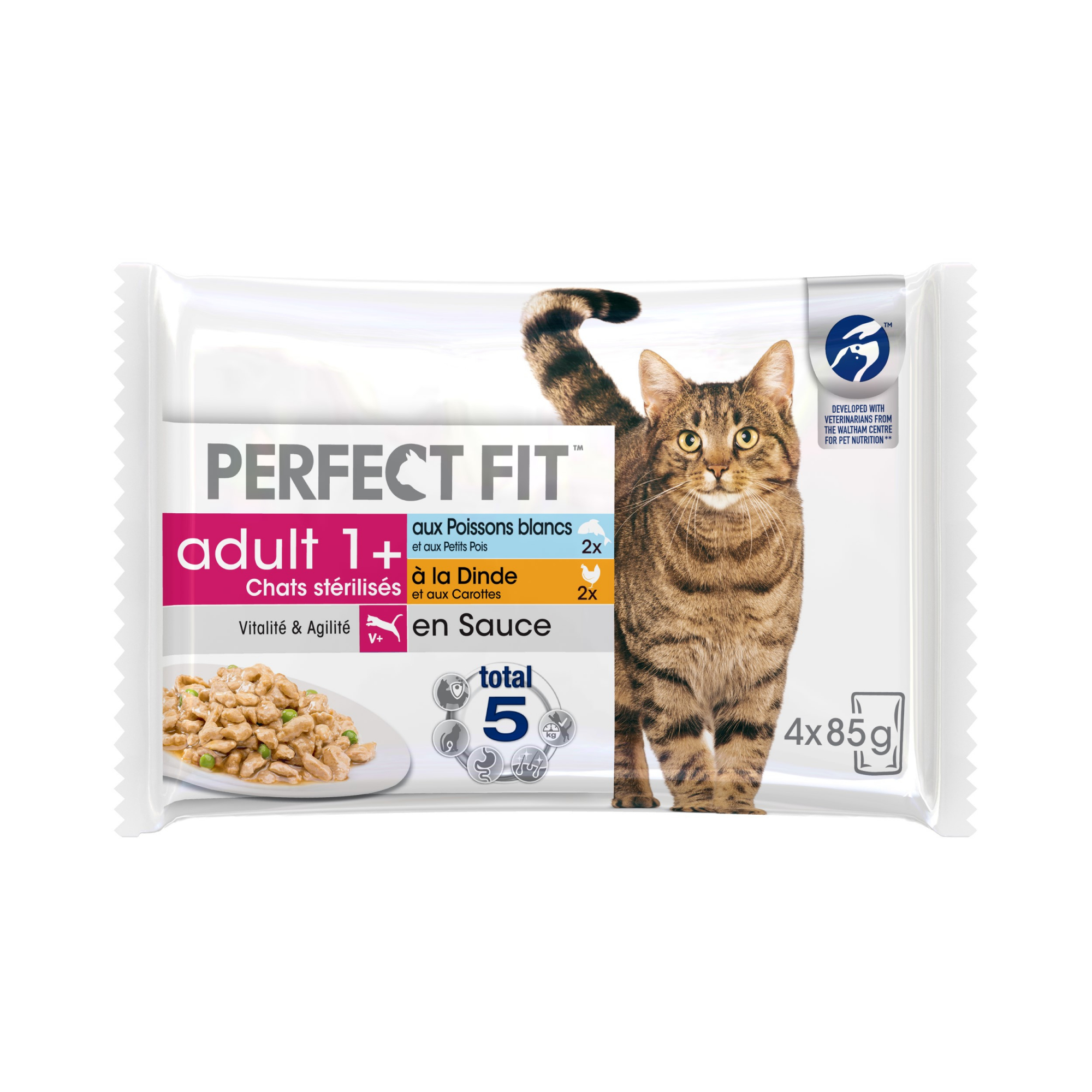 PERFECT FIT Mix Nassfutter für sterilisierte ausgewachsene Katzen