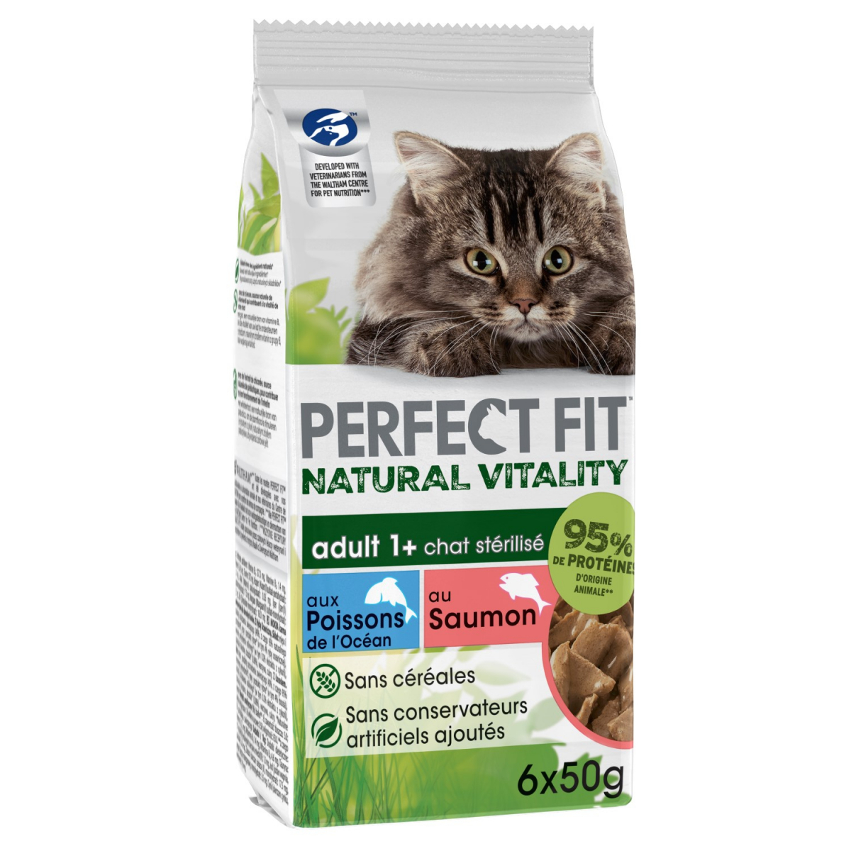 Comida húmeda para gatos adultos esterilizados Fit & Delicious