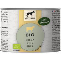 WILLIAM'S Pâtée pour chien BIO & sans céréales au bœuf
