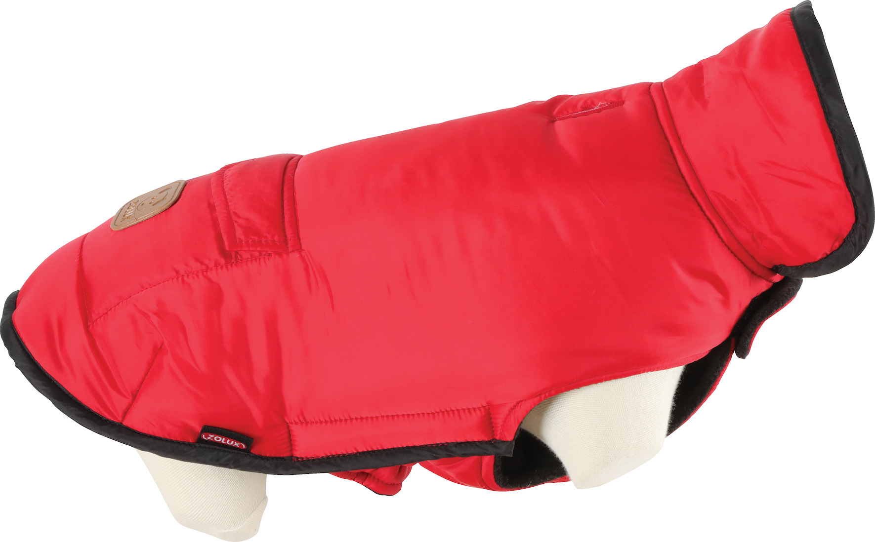 Gevoerde regenjas voor honden Cosmo - rood