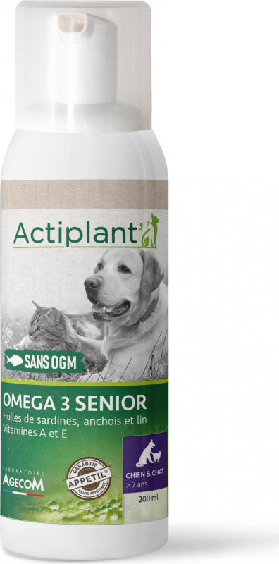 Omega 3 Fischöl für ältere Hunde und Katzen