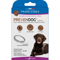Francodex Collier antiparasitaire prevendog 3 tailles