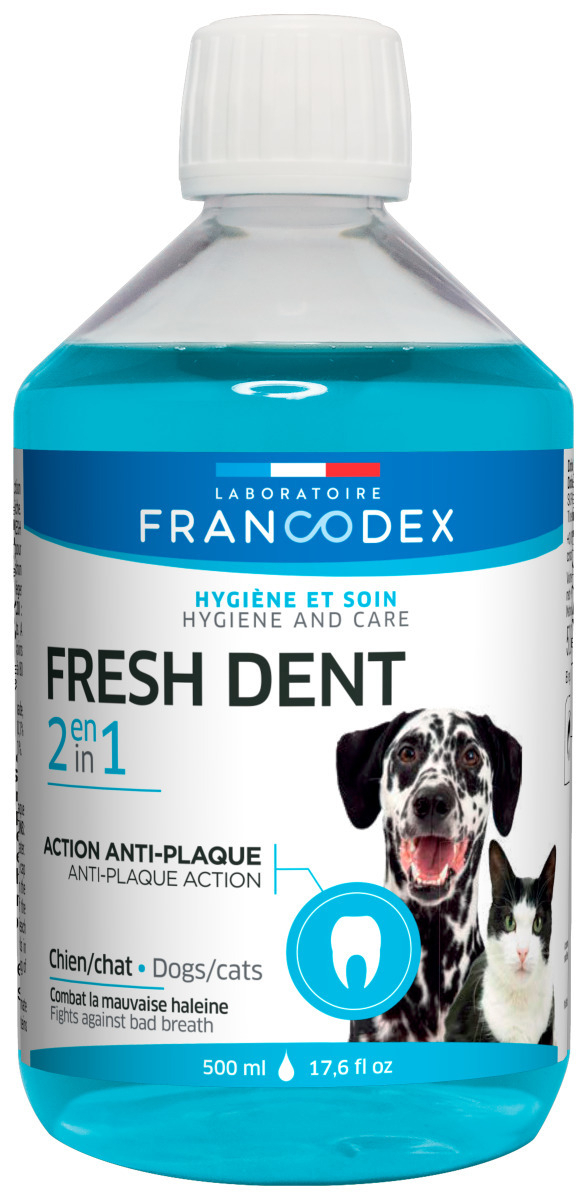 Francodex Tandverzorging Fresh dent 2 in 1 voor honden en katten