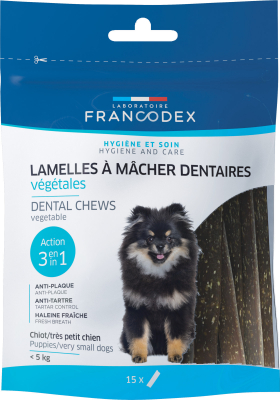 Francodex Lamelles a mâcher dentaires pour très petit chien
