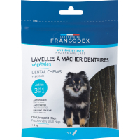 Francodex Láminas dentales masticables para perros pequeños