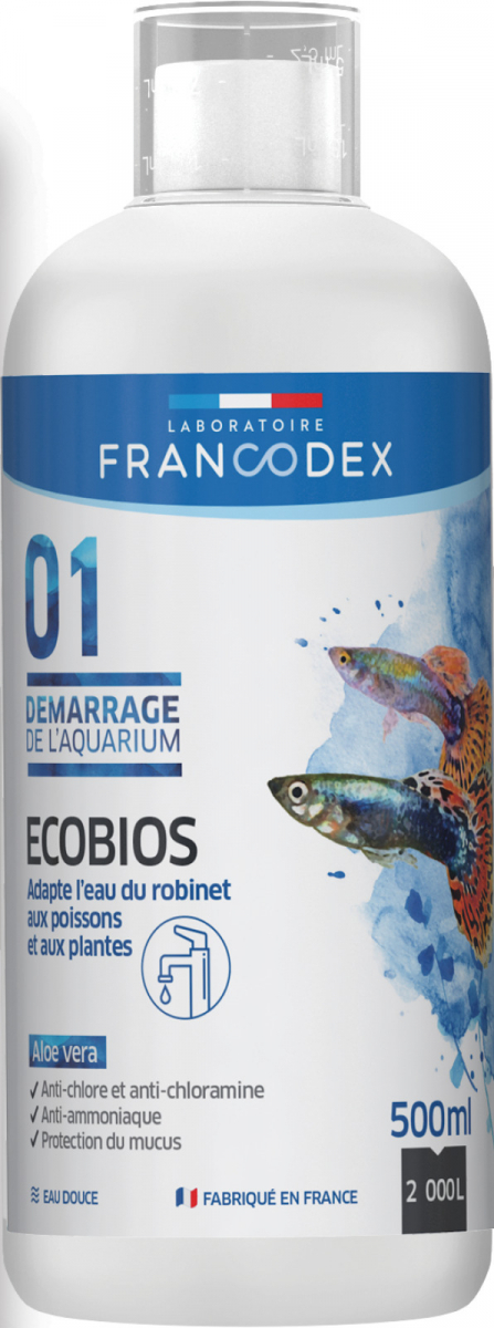 Conditionneur eau aquarium poissons 500 ml