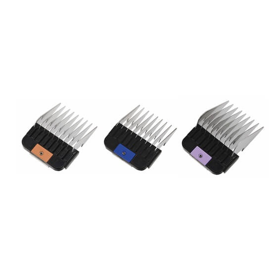 Set de 3 peines de guía metálicas para cortapelos MOSER Max45/50