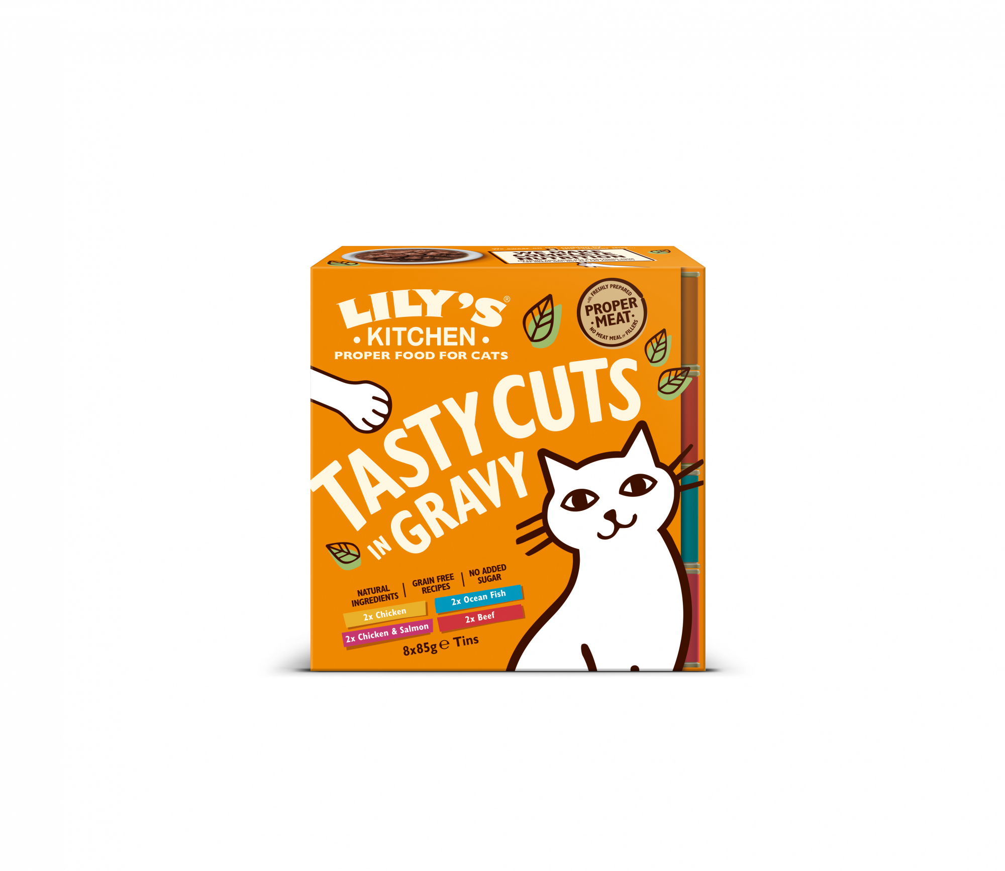 LILY'S KITCHEN Tasty Cuts Mega Pack 8x85g comida húmeda en salsa - 4 recetas