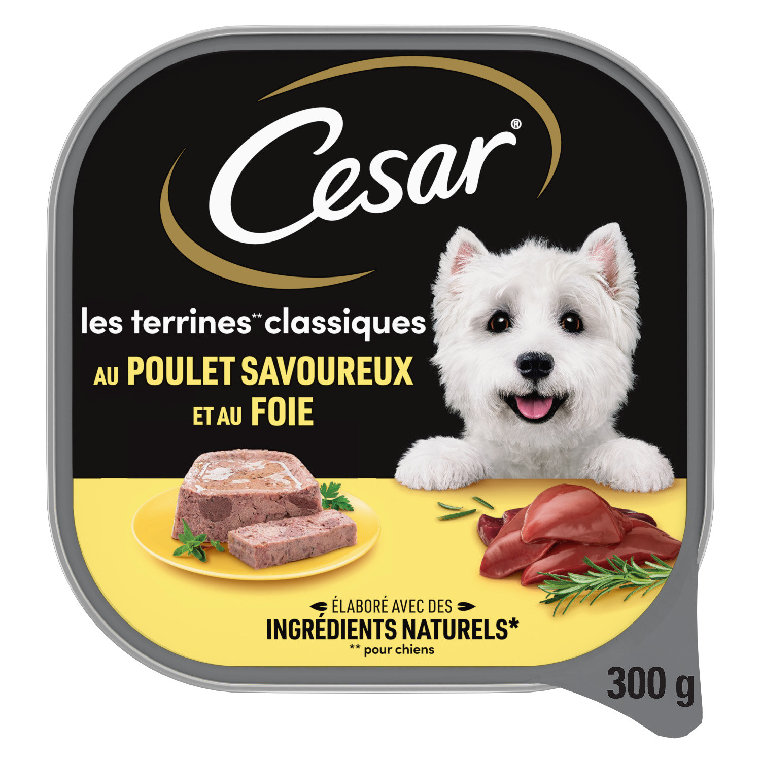 CESAR Les Terrines classiques per cani adulti - 1x300g