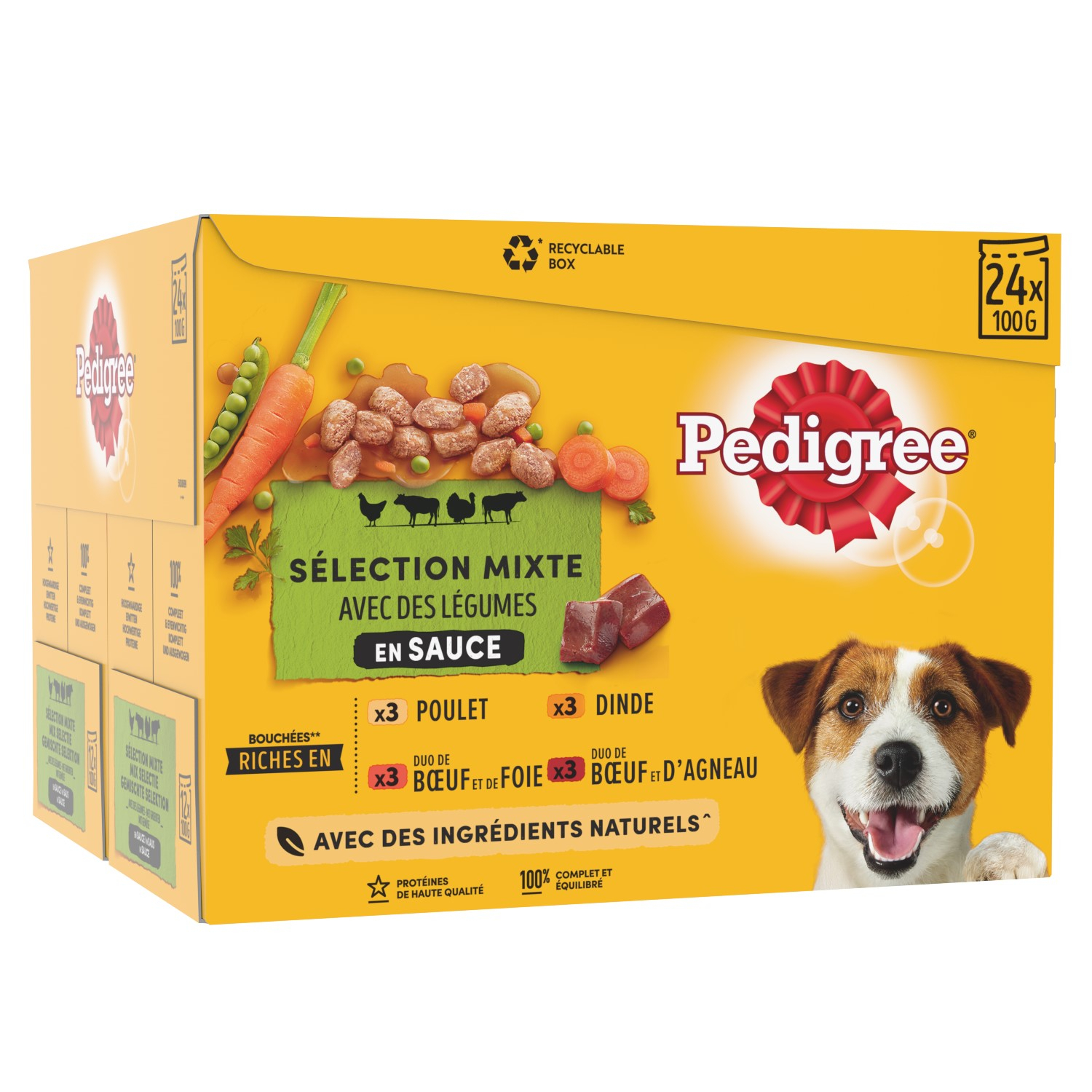 PEDIGREE Alimento húmido misto para cão - 4 variedades