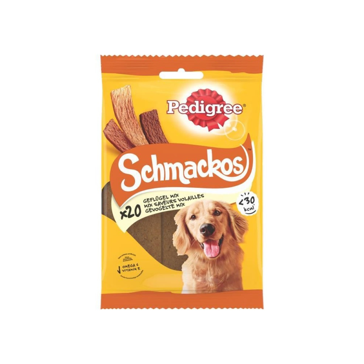 PEDIGREE SCHMACKOS Snacks em tiras para roer - vários sabores para cão