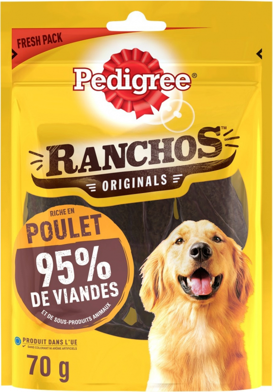 PEDIGREE RANCHOS ORIGINALS Friandises pour chien - 2 saveurs