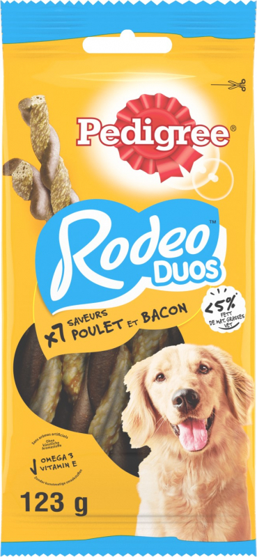 PEDIGREE RODEO Snack al pollo e bacon per cani