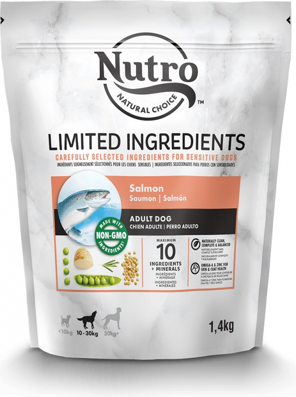 NUTRO Limited Ingredient sans céréales au poisson pour chien adulte de moyenne et grande taille