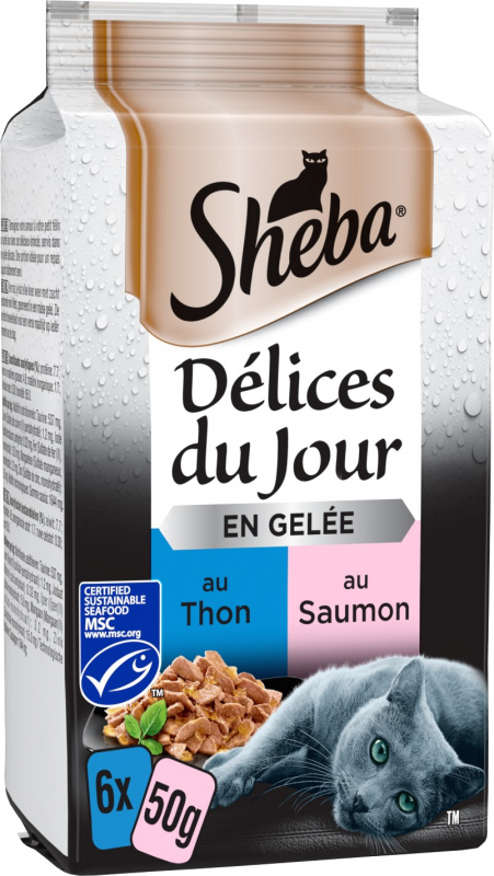 Sachet fraîcheur pour chat sélection du boucher en sauce, Sheba (4