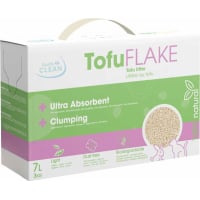 Areia Vegetal aglomerante de TofuFlake Quality Clean TofuFlake Quality Clean - 7 litros